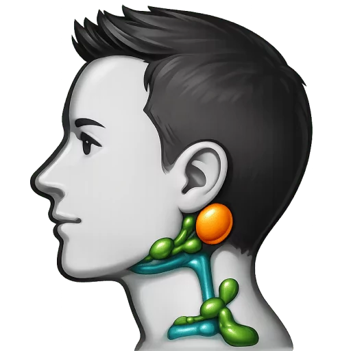 Submandible lymph nodes